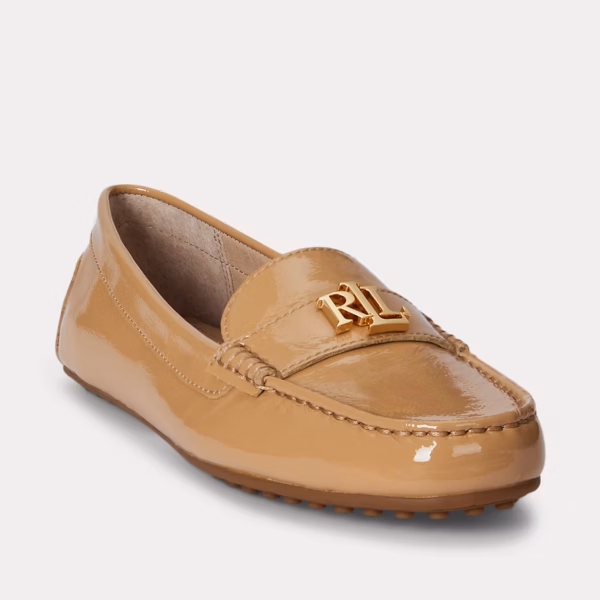Barnsbury Crinkle Patent Leather Driver