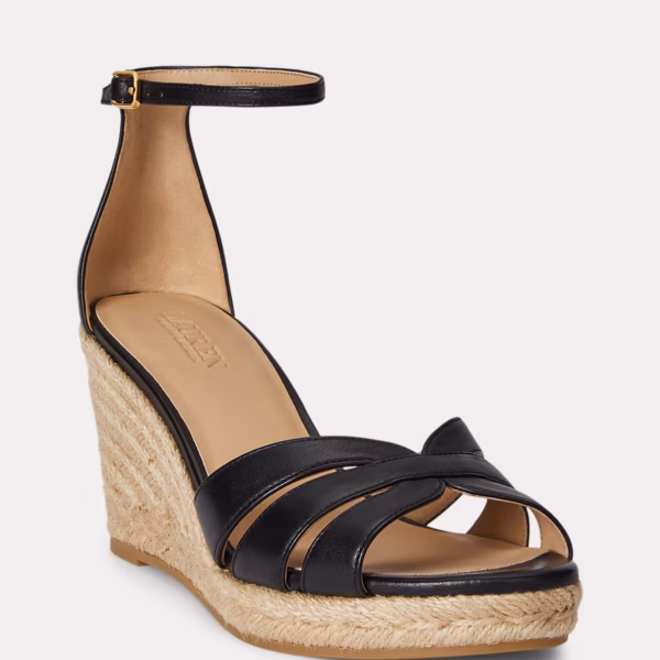 Nellie Nappa Leather Espadrille