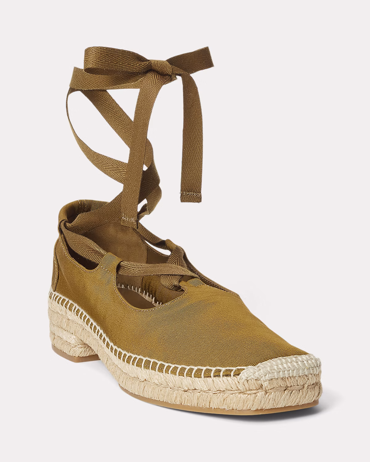 Grosgrain Lace-Up Espadrille