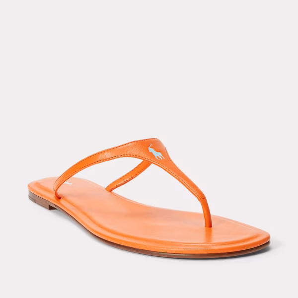 Polo Play Leather Thong Sandal