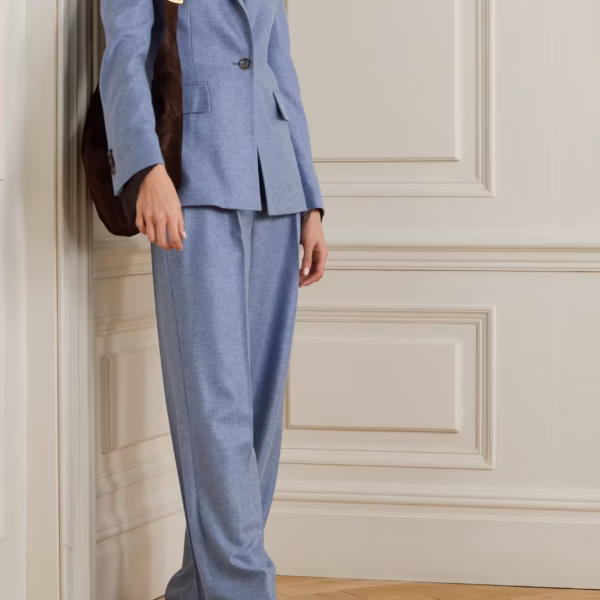 Dorina cashmere-flannel blazer