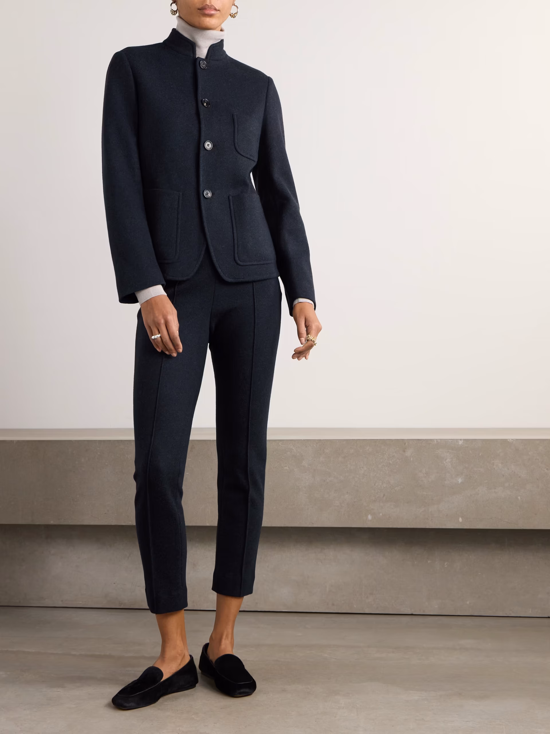 Mini Spagna cashmere-blend jacket
