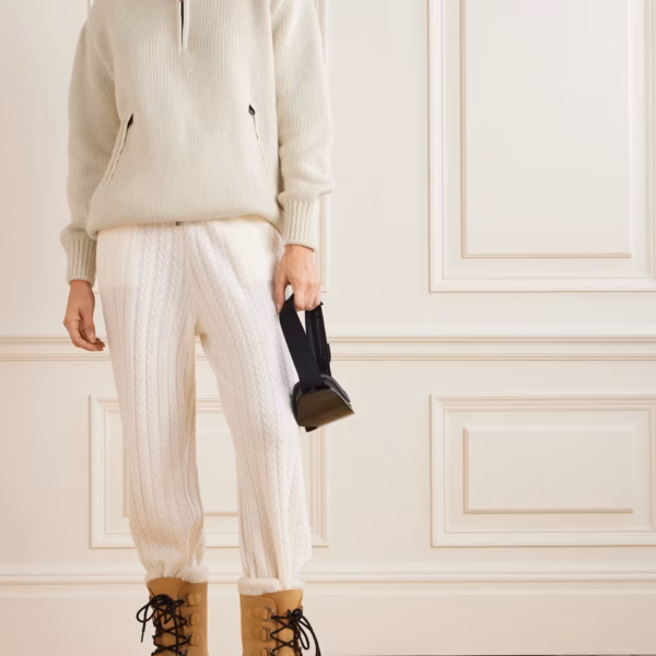 Alpe di Mera shell-trimmed cashmere sweater