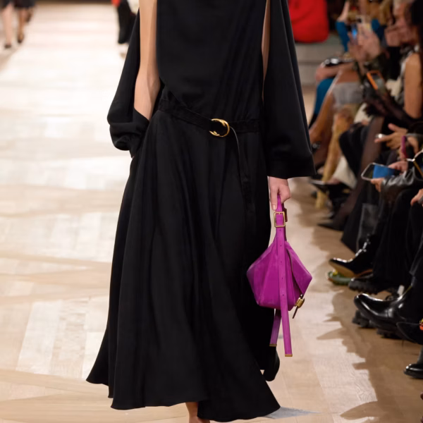 Balloon gathered draped cutout silk and wool-blend crepe maxi dress