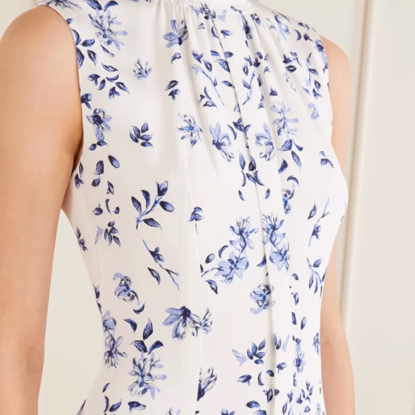 Joelle floral-print silk midi dress