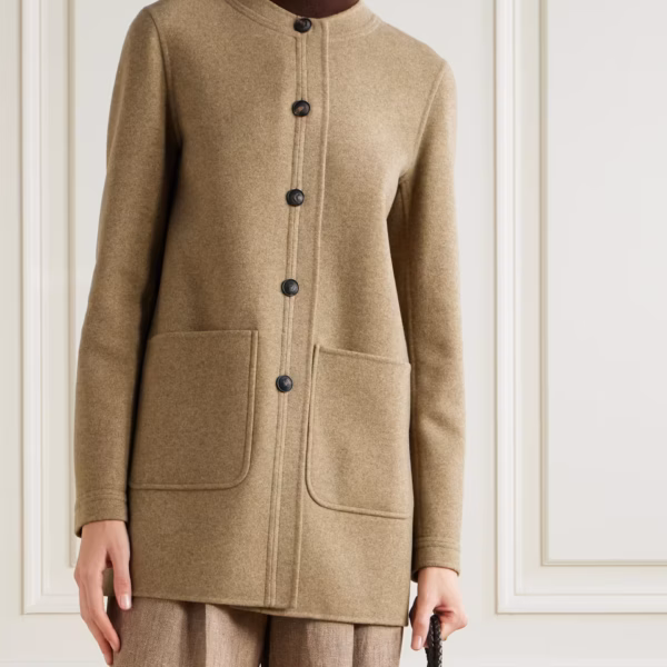 Kiri cashmere-blend coat