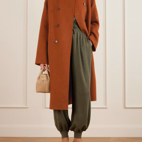 Boris double-breasted cashmere coat