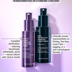 Allies of Skin Clinical Clarify & Growth Factor Lifting Serum Duo