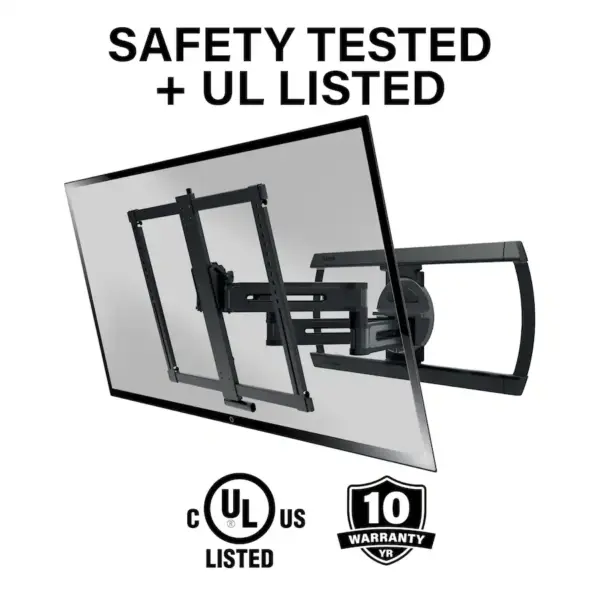Advanced Full-Motion 4D + Shift TV Wall Mount