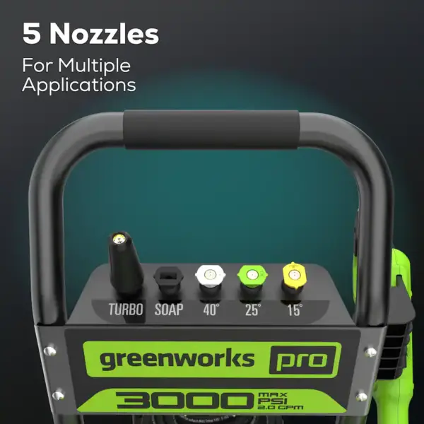 3000 PSI Electric Pressure Washer up to 2.0 GPM