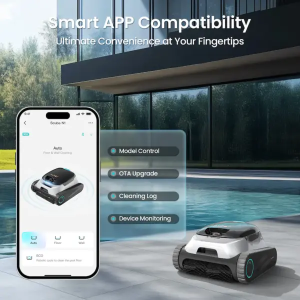 Scuba N1 Plus: Robotic Pool Cleaner with MicroMesh Filtration for In-Ground Pools