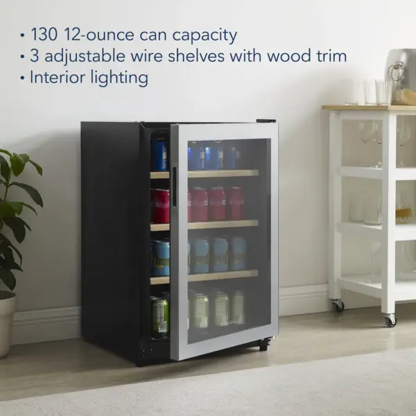 130-Can Beverage Cooler