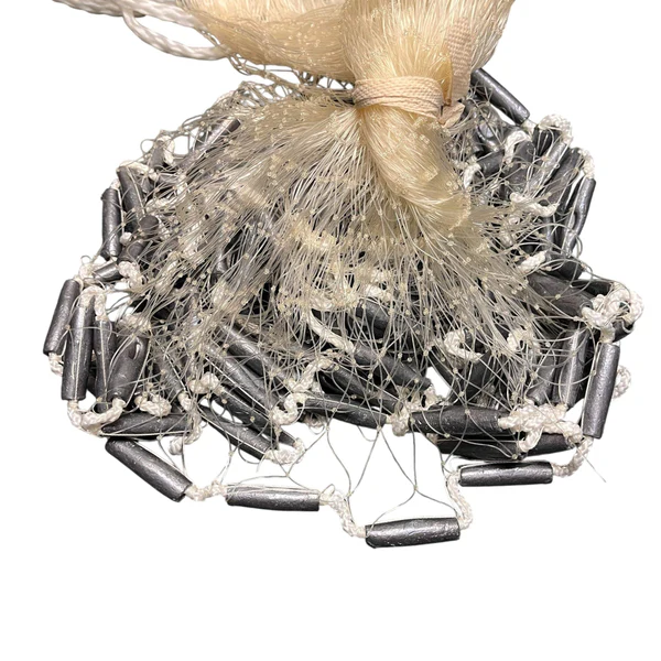 Bait Buster White Cast Net - 1-1/4" Sq. Mullet Mesh (1.5lb/ft)