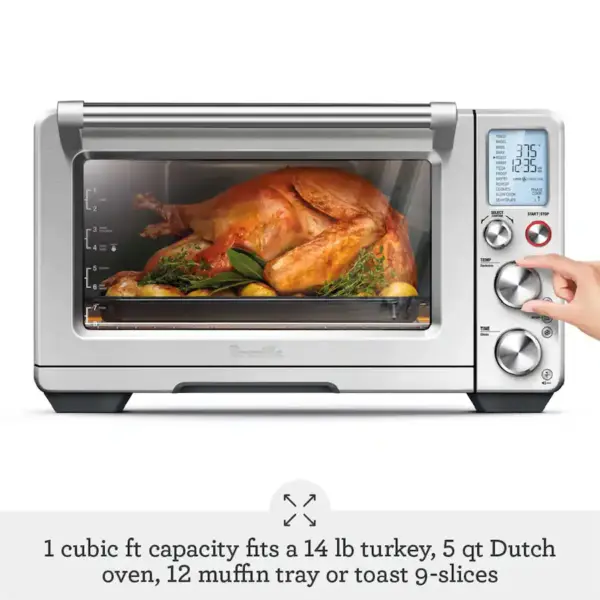 the Smart Oven Air Fryer Pro - Brushed Stainless Steel