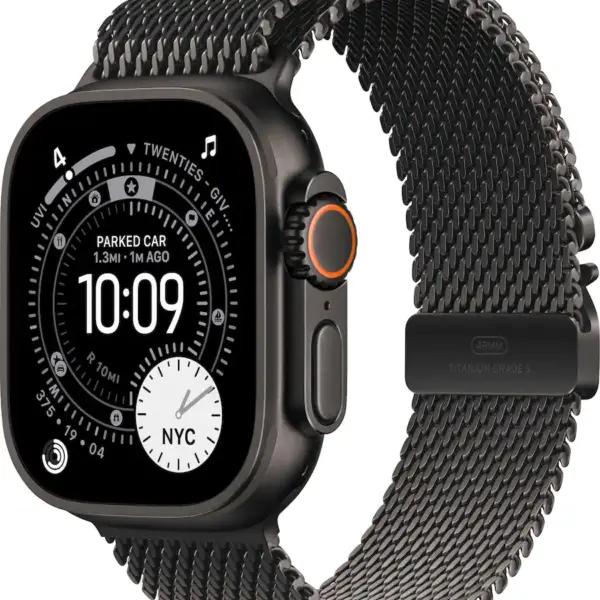 Apple Watch Ultra 3 (GPS+Cellular) 49mm Titanium Case with Titanium Milanese Loop