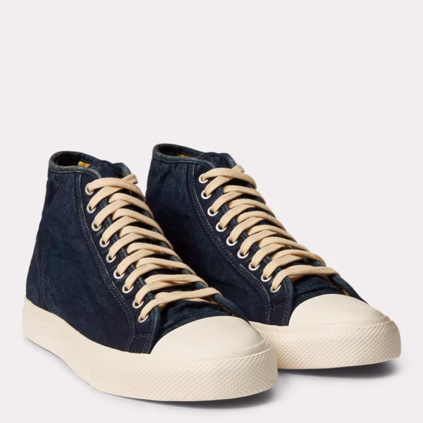 Mayport Indigo Canvas Trainer
