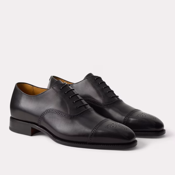 Denver Calfskin Cap-Toe Shoe