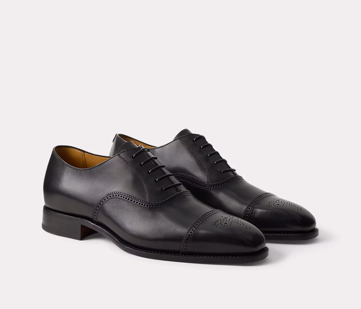 Denver Calfskin Cap-Toe Shoe