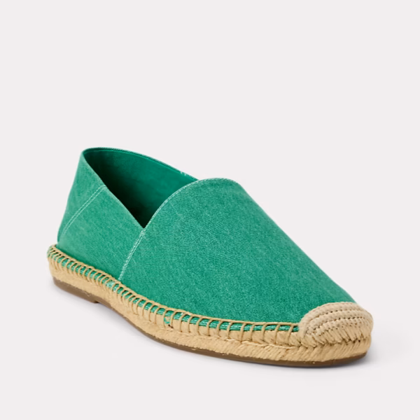 Cevio Washed Canvas Espadrille