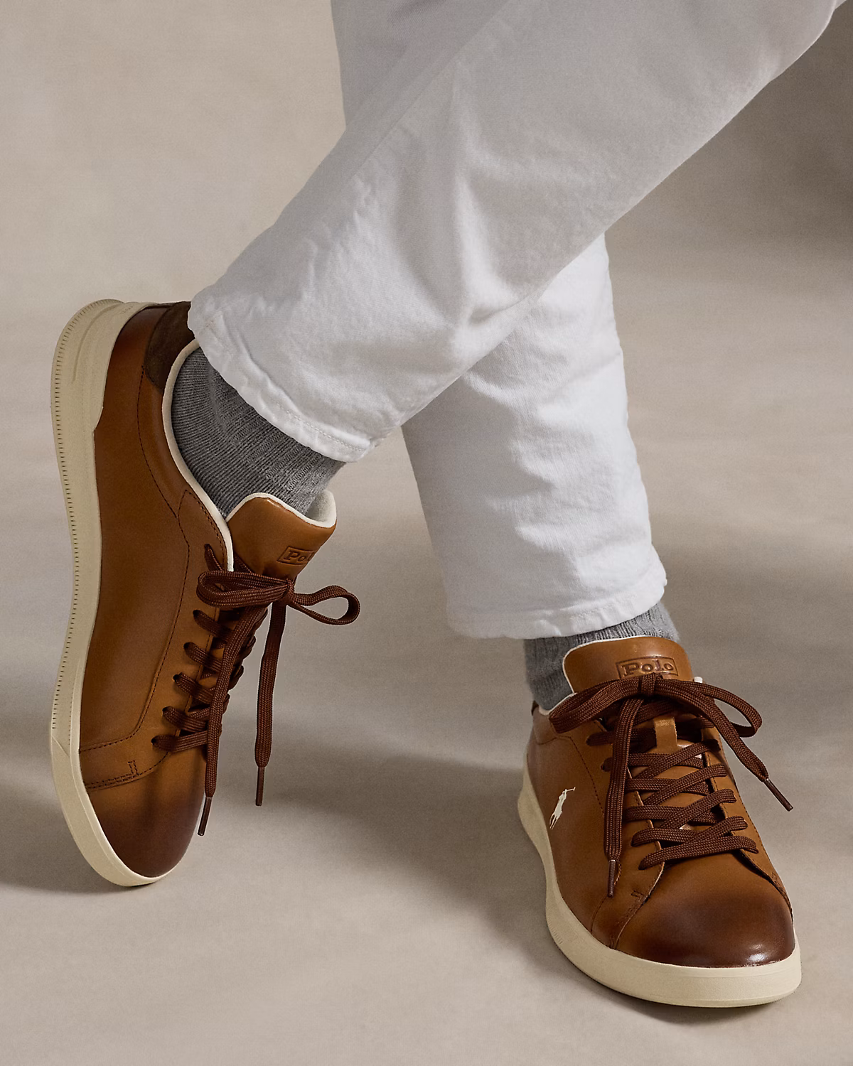 Heritage Court II Leather Trainer
