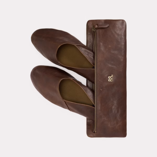 Packable Leather Slipper