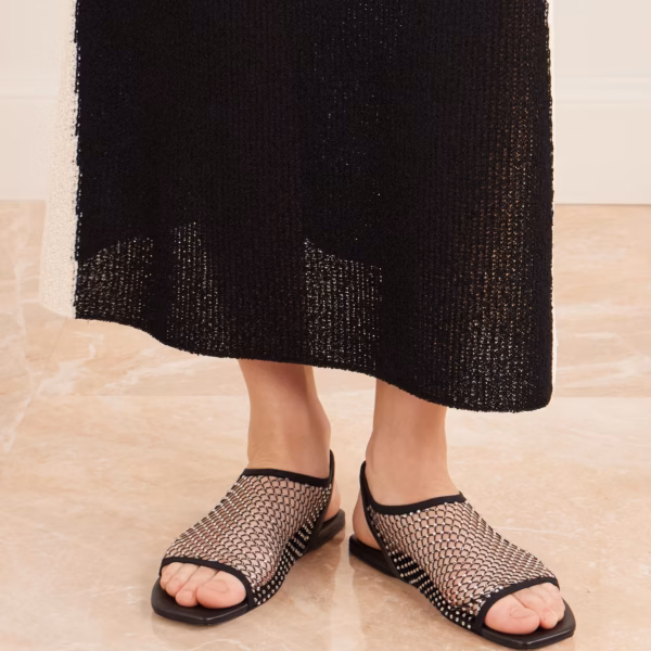 Minette crystal-embellished leather sandals