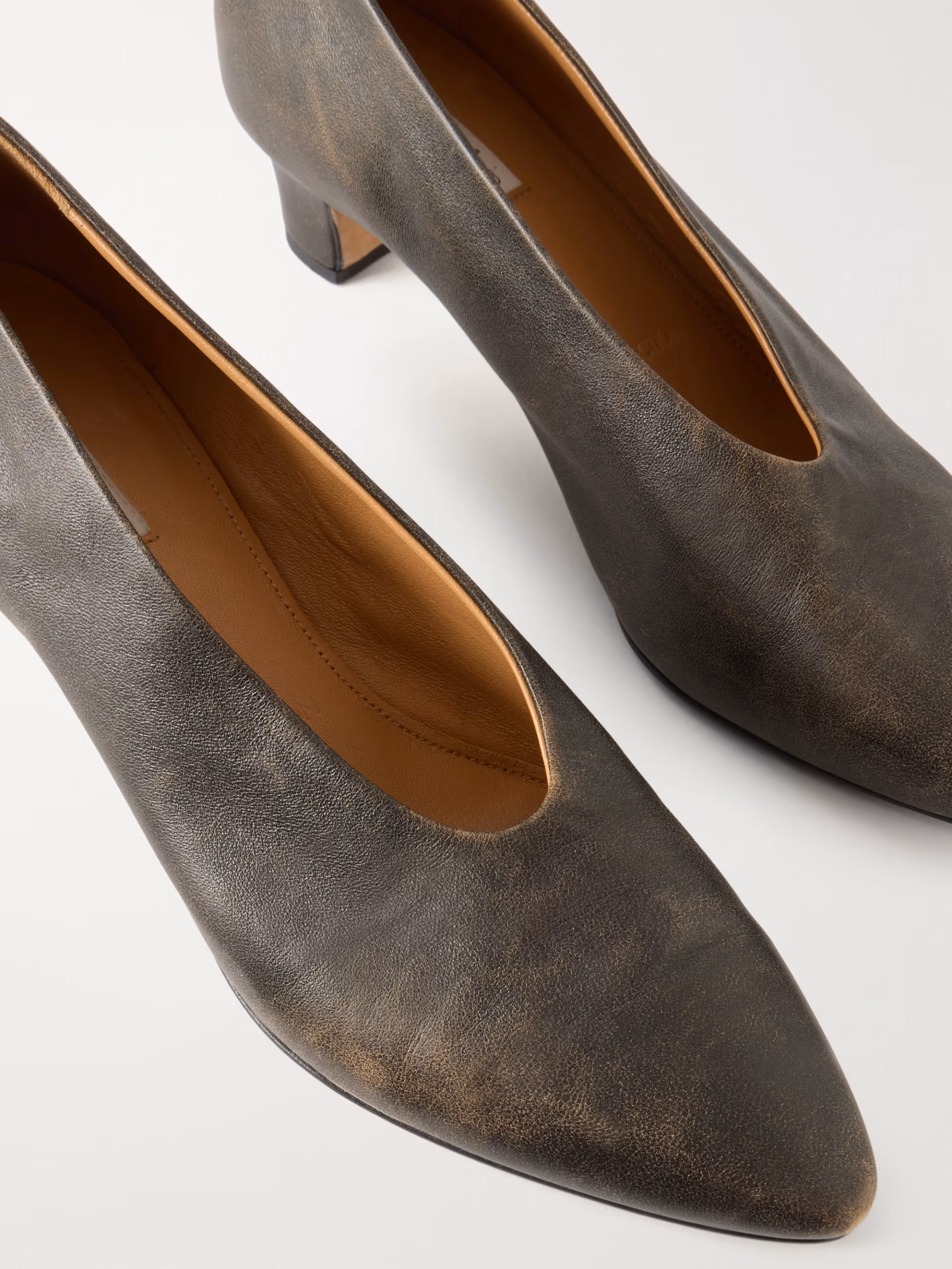 Bri leather pumps