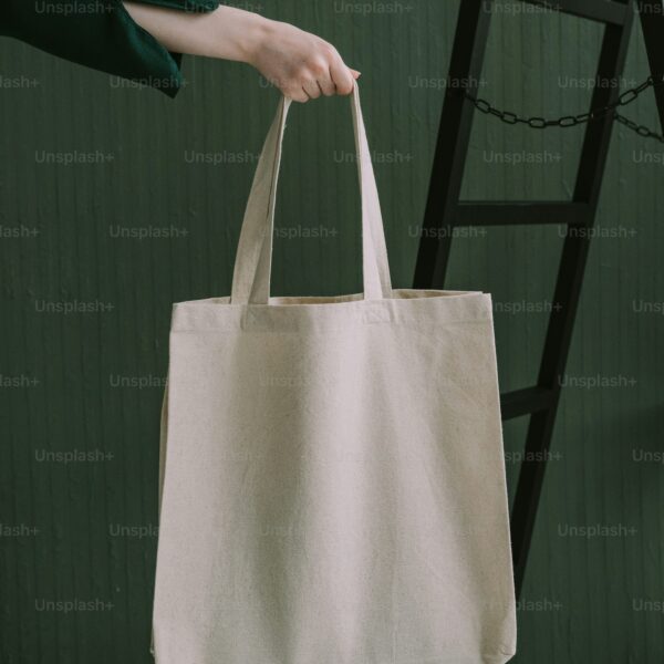 Minimalist Canvas Tote Bag